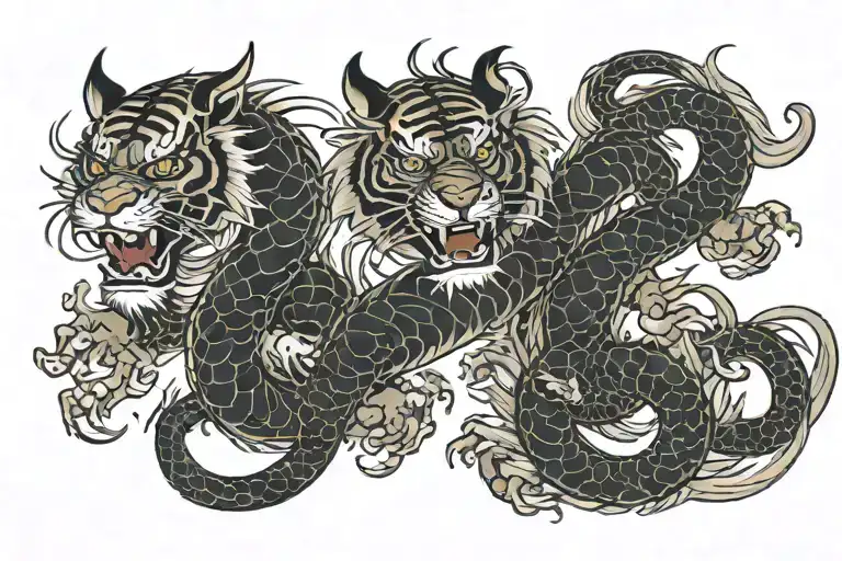 Dragon And Tiger
