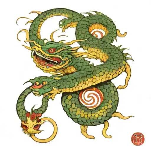 Dragon And Snake