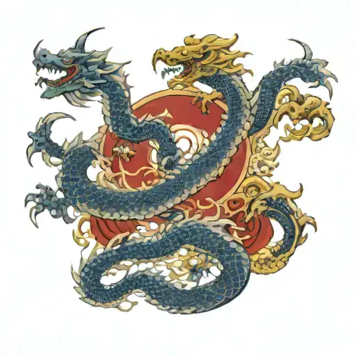 Dragon And Scale Of Law