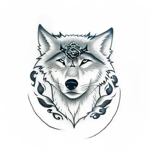 San From Princess Mononoke With A Wolf And Ashitaka