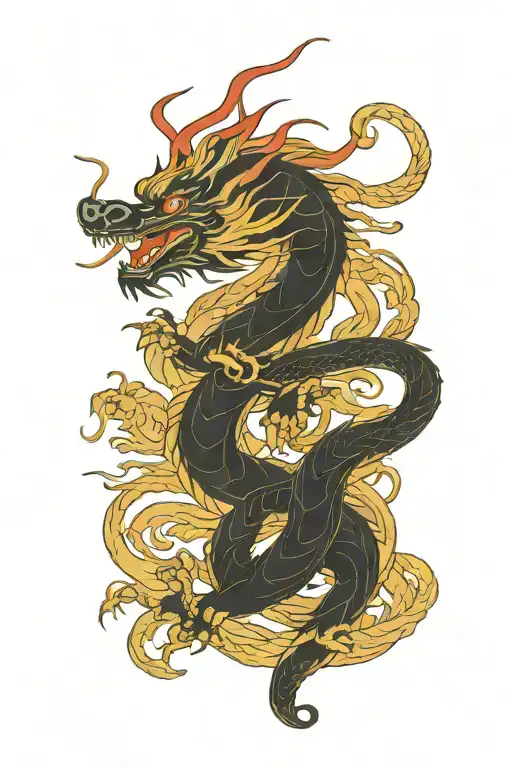 Linear Japanese Dragon