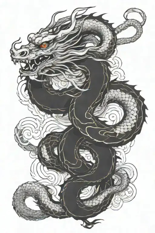 Linear Japanese Dragon