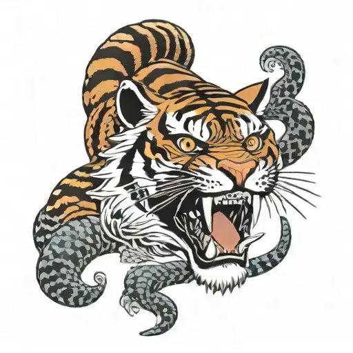 Tiger Snake And Hanya Mask