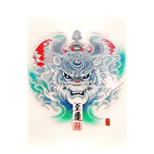 Katana Half Open With Aura Around It