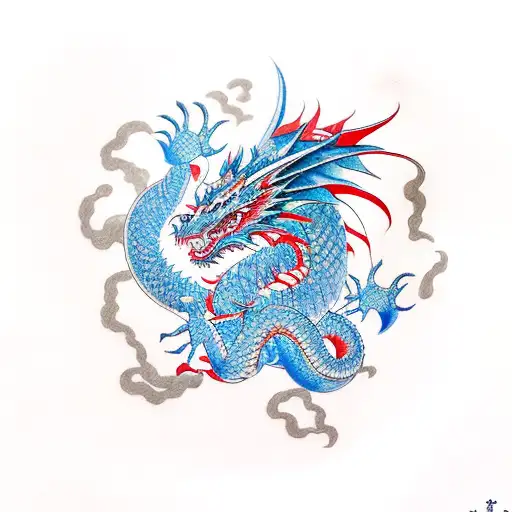 Hauki Dragon With Koinobori