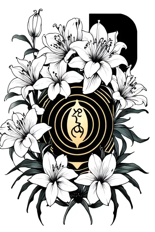 Spider Lilies With Gemini Zodiac Sign