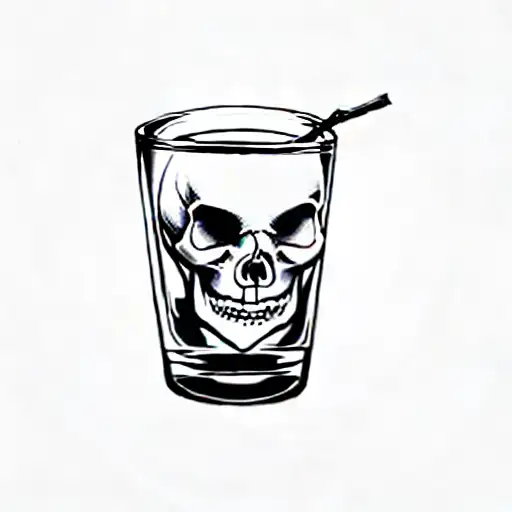 A Skull In A Glass
