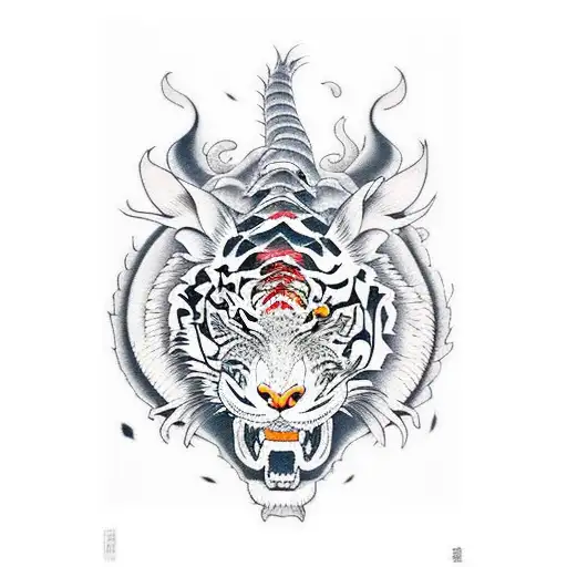 Dragon With Tiger