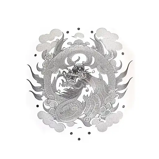 Samurai Sakura Carp Sleeve