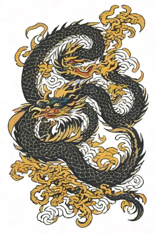 Dragon And Phenix Long Body