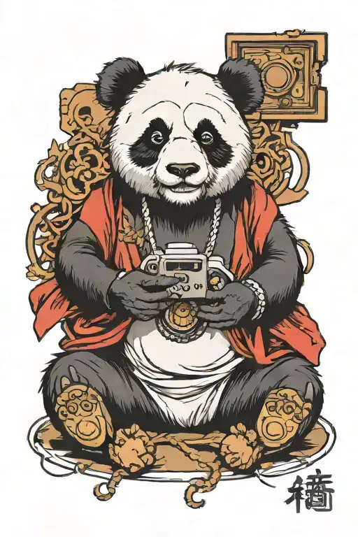 Panda With A Controller