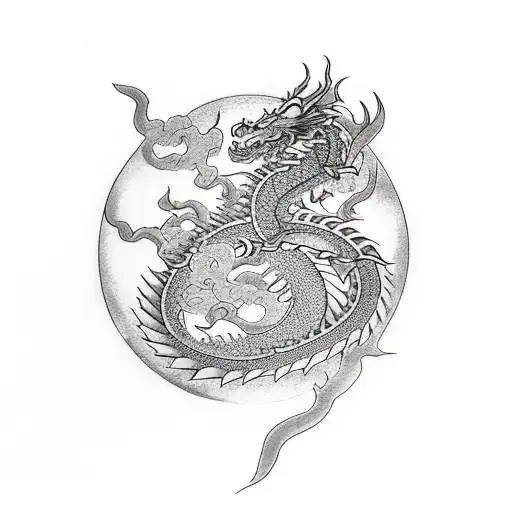 Dragon Cherry Flower Temple