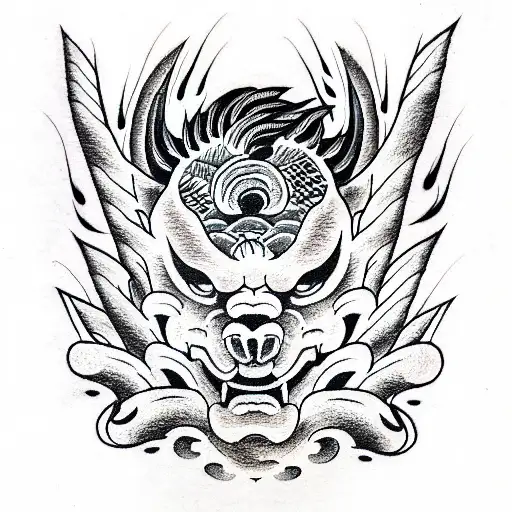 The Beast Of Darkness Bursts Out Of The Heart