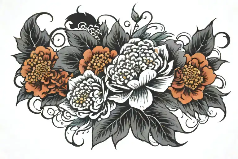 Chinese Flower Bouquet