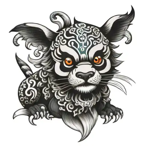 Panda Foo Dog