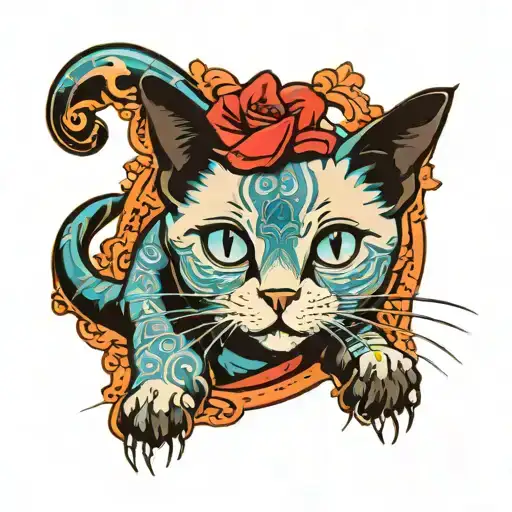 Siamese Cat As A Nurse