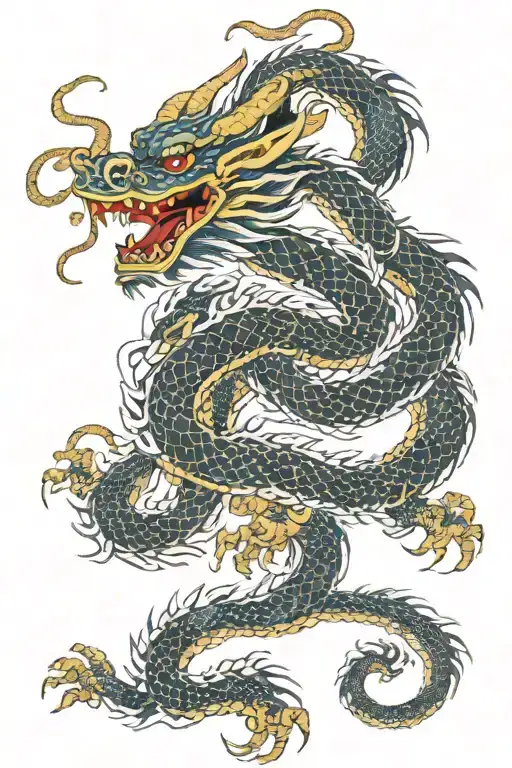 Gojo Dragon Intertwined