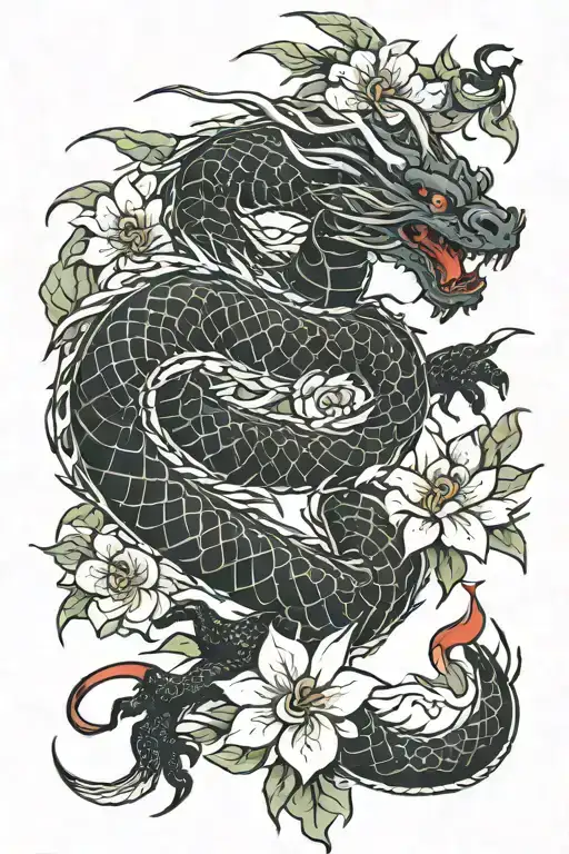 Dragon Flower Ninja Themed