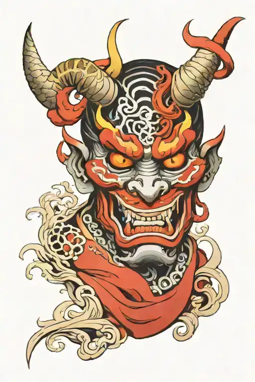 Oni Demon Mask