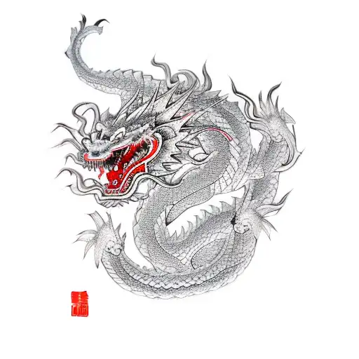 Realistic Japenese Dragon