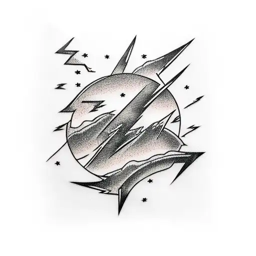 Lightning Bolt Forearm Band Meaningful