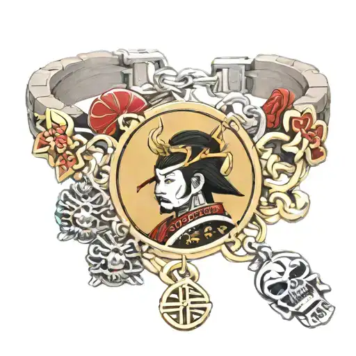 Samurai Charm Bracelet