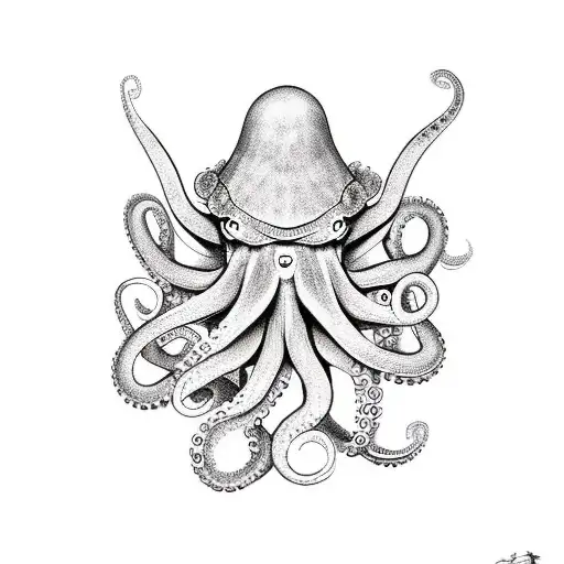 Octopus Playing Chess