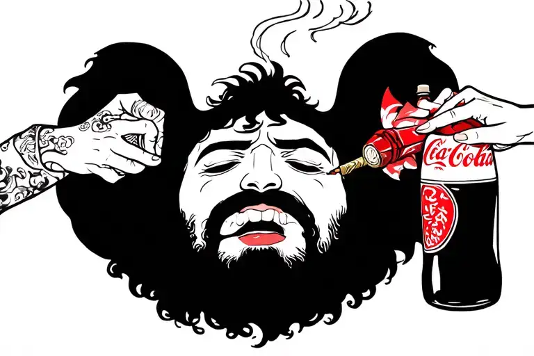 Satan Snorting Coke Off Jesus