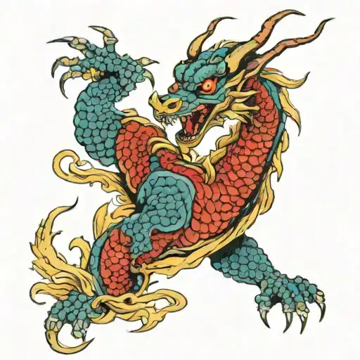 Dragon Rodeando El Antebrazo