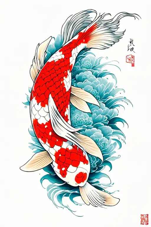 Koi Present Moment Has A Powerful Sense