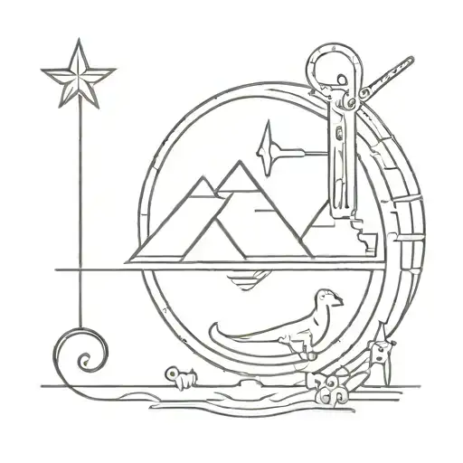 Incorporate Medical Tools And Egyptian Hieroglyphics Into A Tattoo Design Inspired By Travel