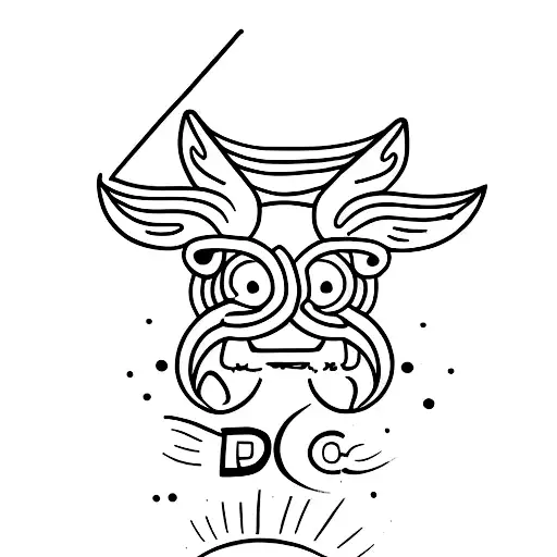 A Little Tatoo With The Letters Pdl