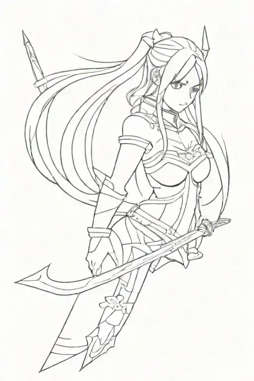 Erza Scarlet As Norse Warrior
