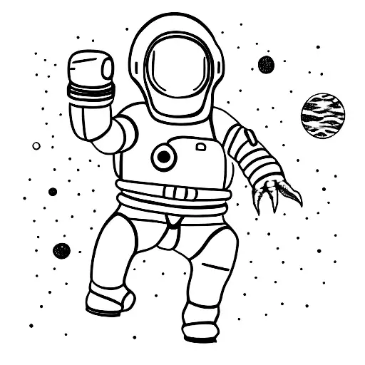 T Rex In A Space Suit