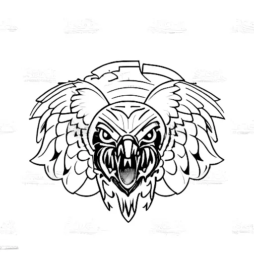 Hawk Grabbing A Motorcycle Helmet