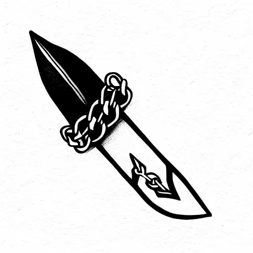 Dagger With Chain