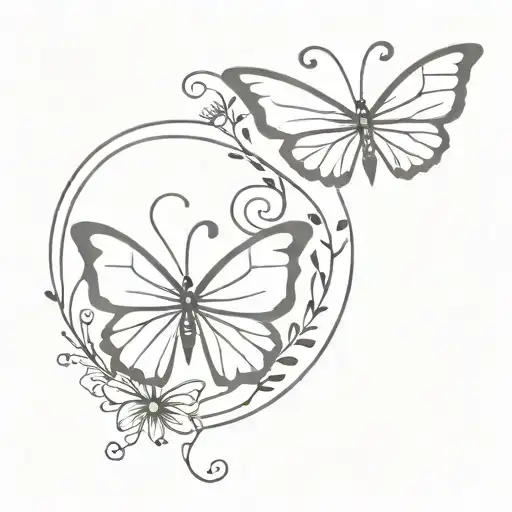 Semicolon With Butterfly And My Jenny Is Written Inside