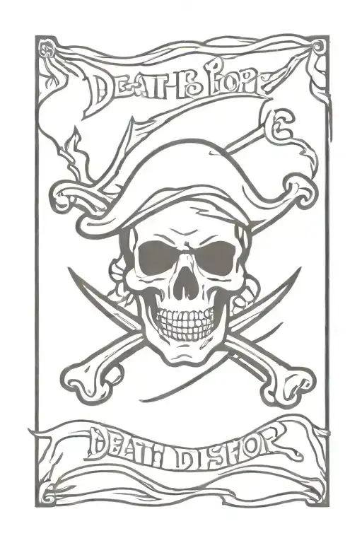 Death Before Dishonor Pirate Flag