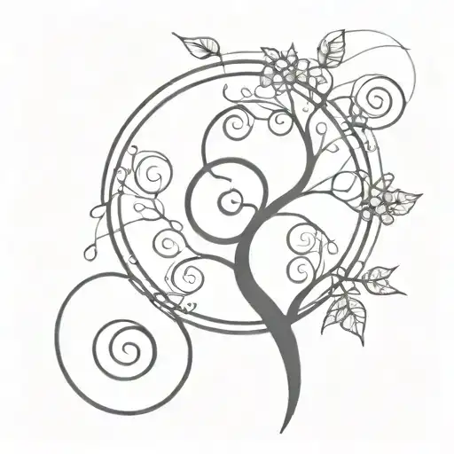 Fibonacci Spirals Yggdrasil