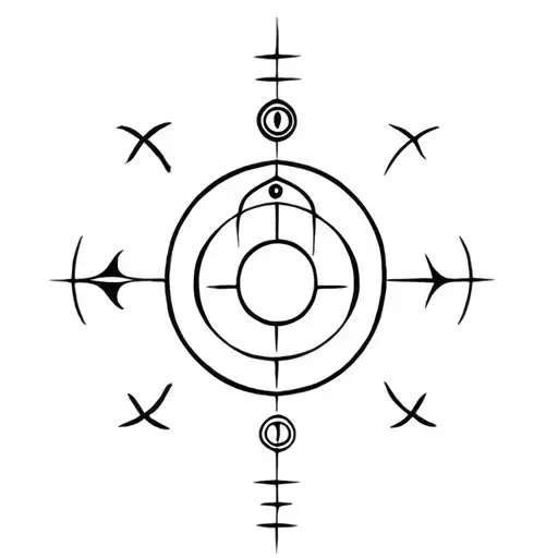 Sun Moon Third Eye Chakra Symbols