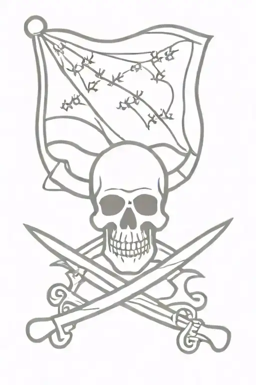 Death Before Dishonor Pirate Flag