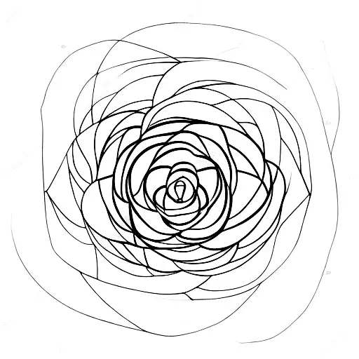 Sacred Geometry Rose And With Devil