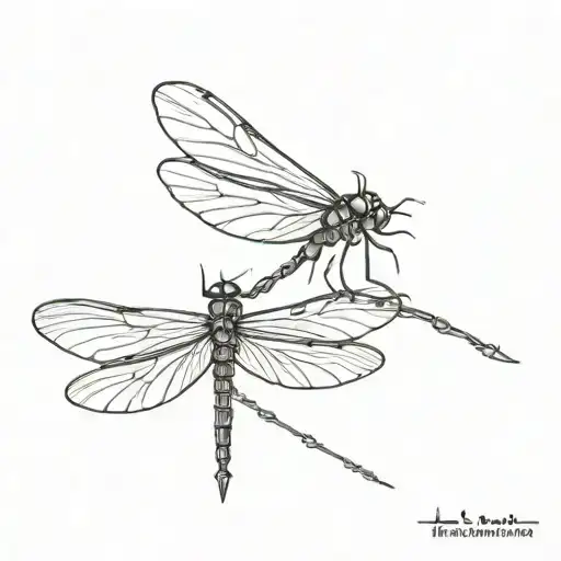 Small Barbed Wire Dragonfly