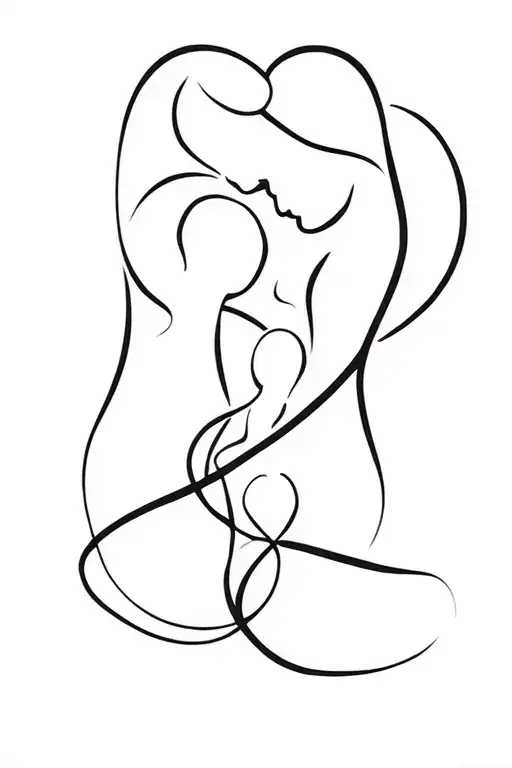 Mother Child Links Eternal Love