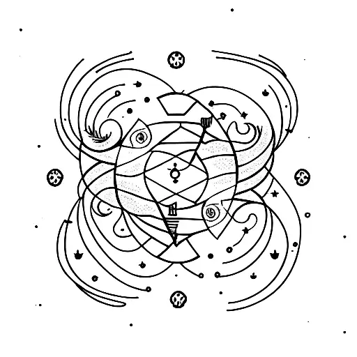 Balance Symbol With Libra Constellation