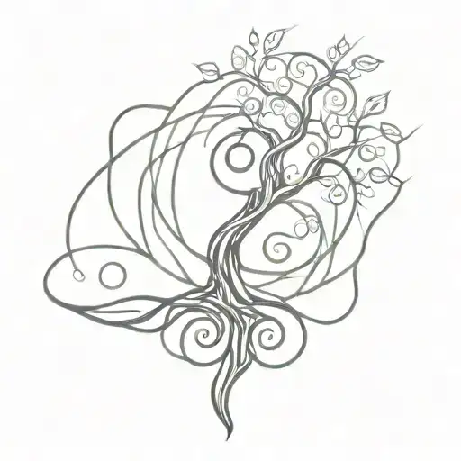 Fibonacci Spirals Yggdrasil