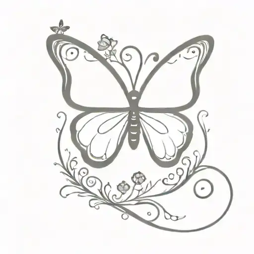 Semicolon With Butterfly And My Jenny Is Written Inside
