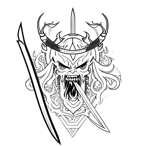 Demon Slayer Sword With Wisteria