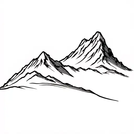 Out Line Of Mount Girouard