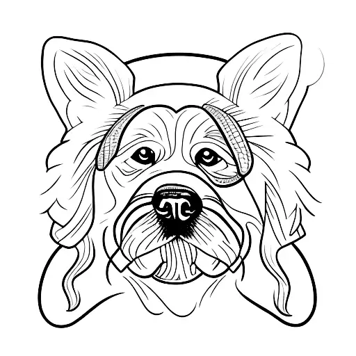 Realistic Modern Dog